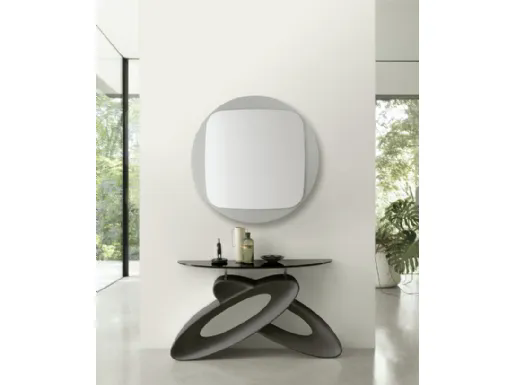 Mobile ingresso consolle Eclipse con top in vetro di Target Point