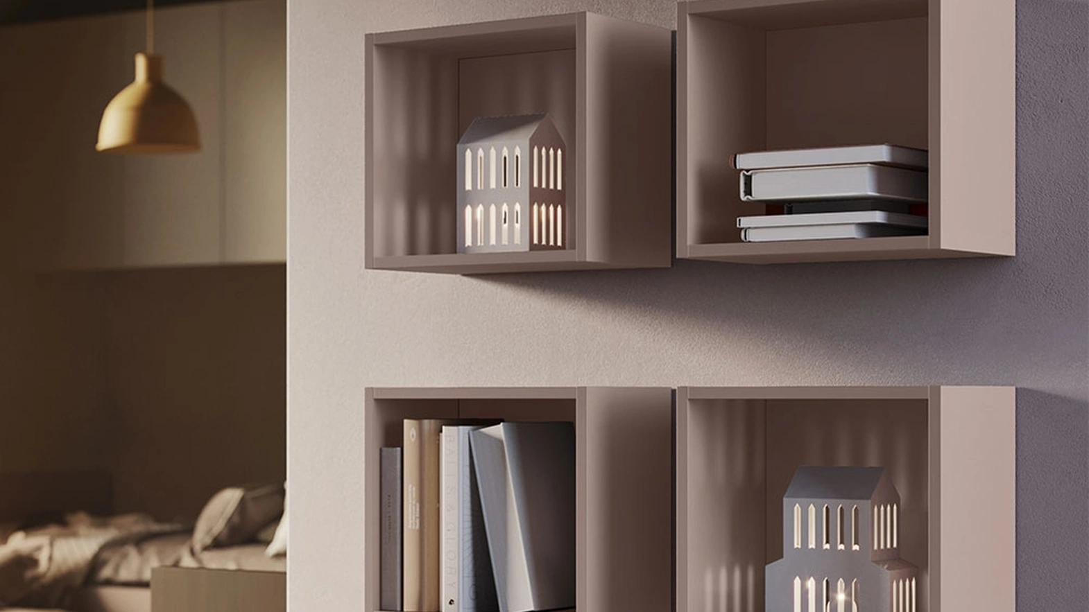 Mensola a cubo Case di Clever