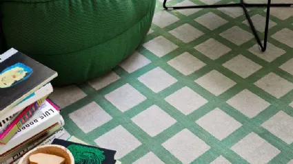 Tappeto moderno in tessuto Cek di Connubia