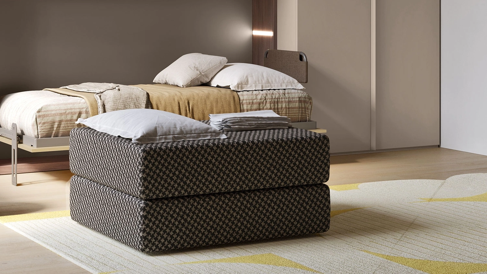 Pouf letto Inmotion di Clever