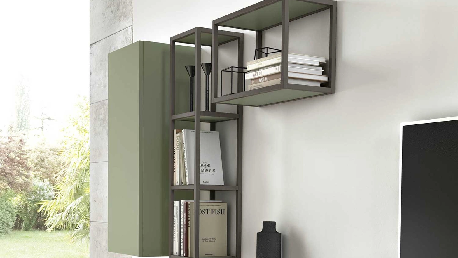 Mensola scaffale libreria Kios di Clever