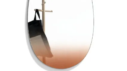 Specchio Mirò in vetro con serigrafia di Connubia