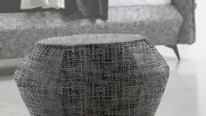 Pouf Esagono in tessuto di Stilfar Italia
