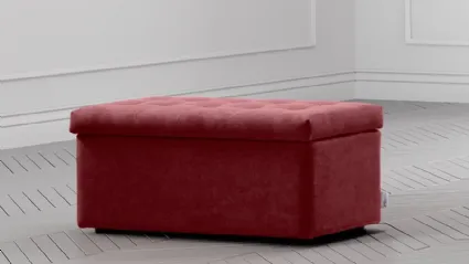 Pouf panchetta alta trapuntata di Stilfar Italia