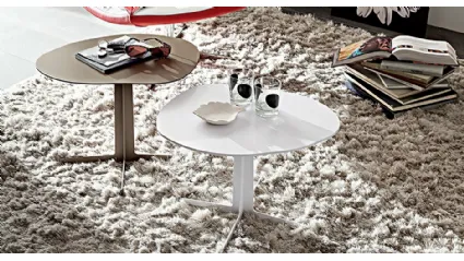 Tavolino moderno in metallo verniciato a polveri Sabrina di La Primavera