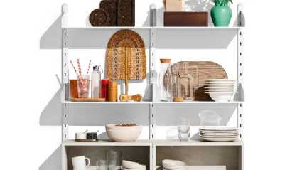 Mensole in metallo e melaminico Shelfy di Connubia