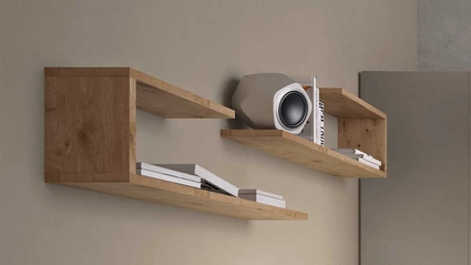 Mensola in Rovere Snake di Clever