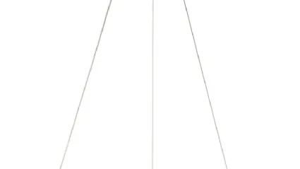 Lampada a sospensione Lieve nero con struttura in alluminio e diffusore in siliconedi F_A_N_ Europe
