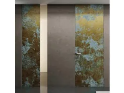 Porta Filomuro Surface Metalli Ottone Ossidato di BiHome