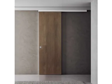 Porta per interni scorrevole esterno muro CL Rovere Olio Olivo di BiHome