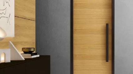 Porta per interni battente Doga Hori Mini Tall Rovere Olio Naturale di BiHome