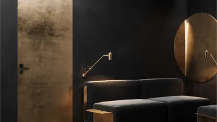 Porta Filomuro Biwall 60 Surface Ottone di BiHome