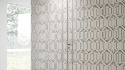 Porta Filomuro CL Primer Verniciabile di Bihome