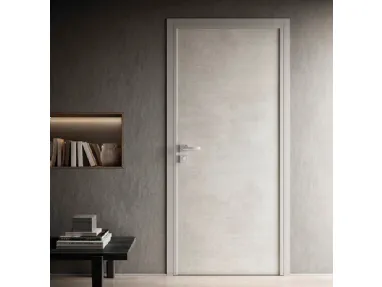 Porta per interni blindata in laminato Paros Materik Cemento di BiHome