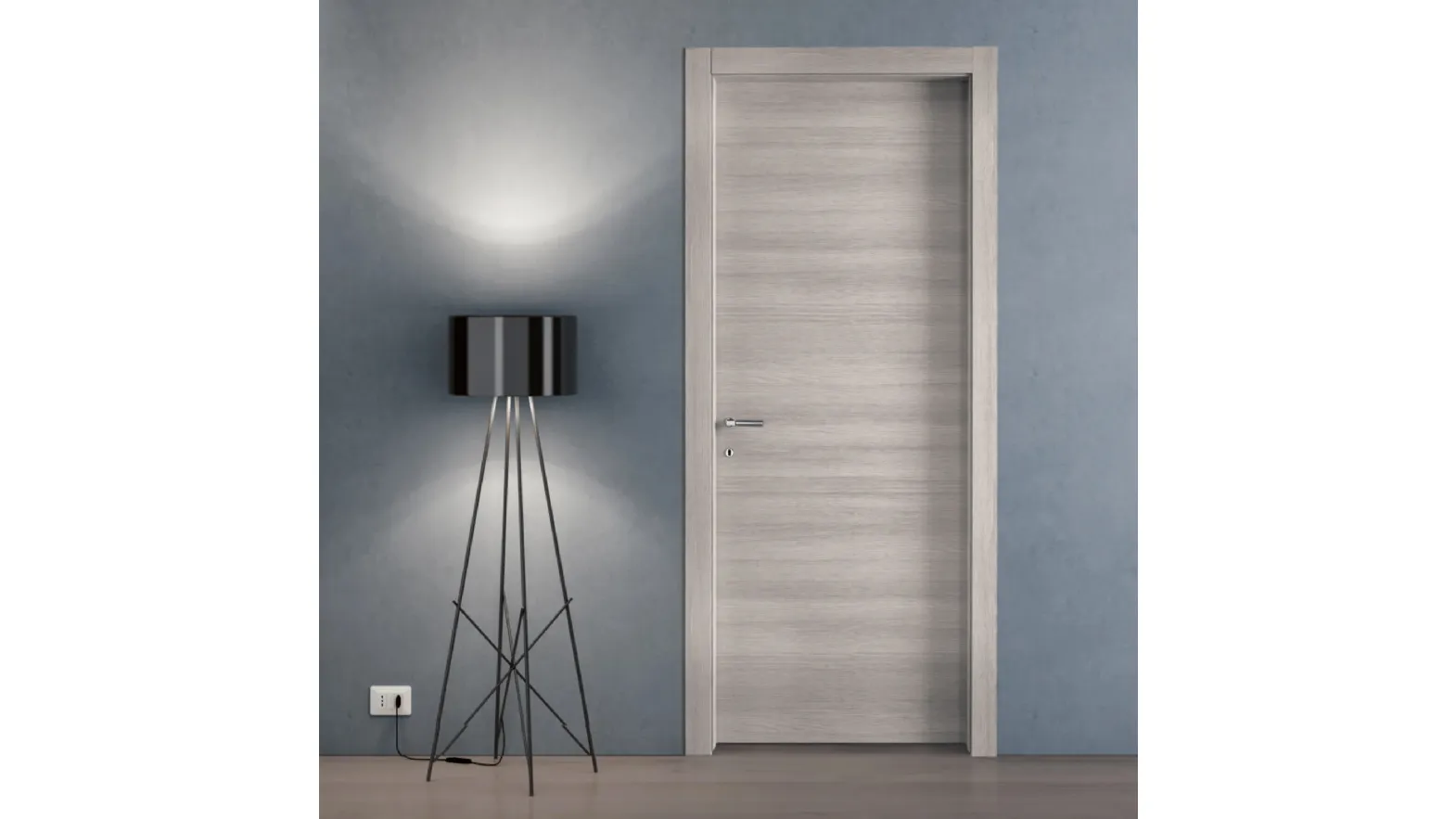 Porta per interni in laminato Trame 111T Farro di BiHome