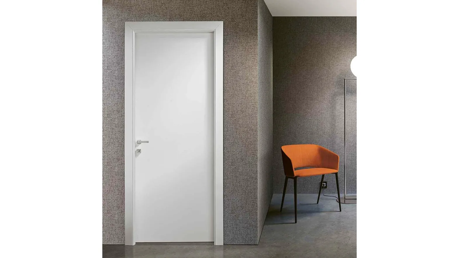 Porta per interni in laminato Bianco Trame 111T di BiHome