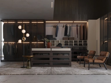 Armadio con ante battenti Open di Giessegi