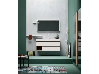 Mobile da Bagno sospeso in melaminico 45 02 di Birex