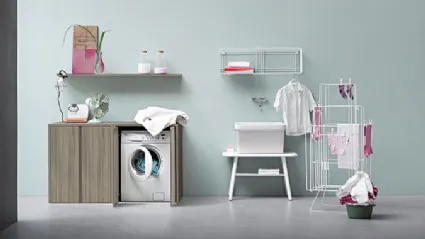 Mobile da Bagno in melaminico e laccato Acqua e Sapone Lavanderia 03 di Birex