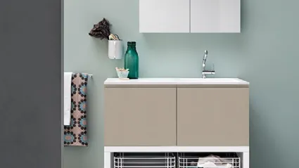 Mobile da Bagno in melaminico Acqua e Sapone Lavanderia 05 di Birex