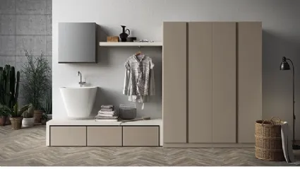 Mobile da Lavanderia in laccato opaco Idrobox 05 di Birex