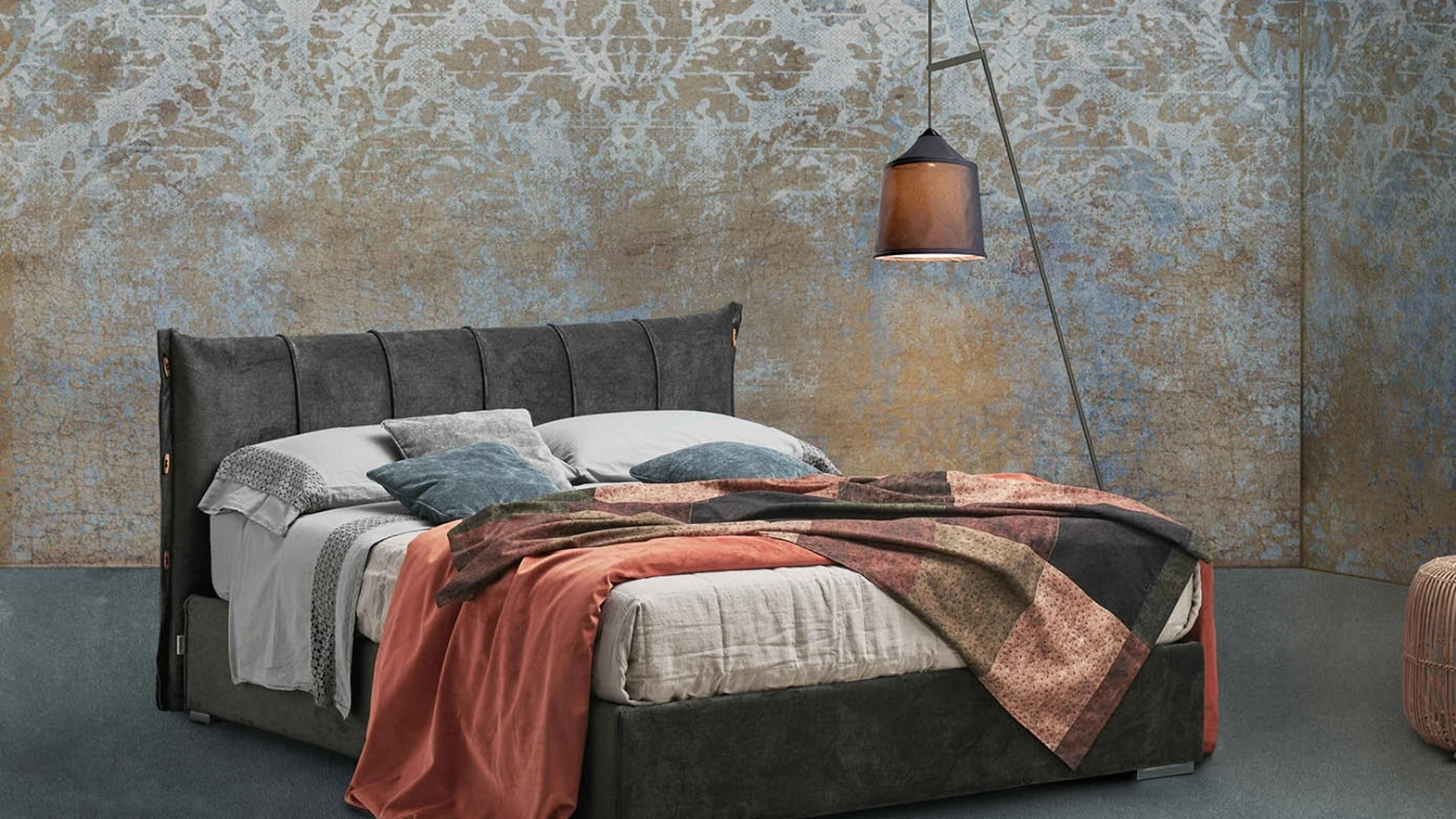 Letto matrimomiale Abaco di Lettissimi