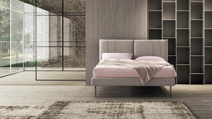 Letto imbottito Angela di Stilfar Italia