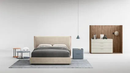 Letto con box contenitore Bilbao di Cinquepuntozero