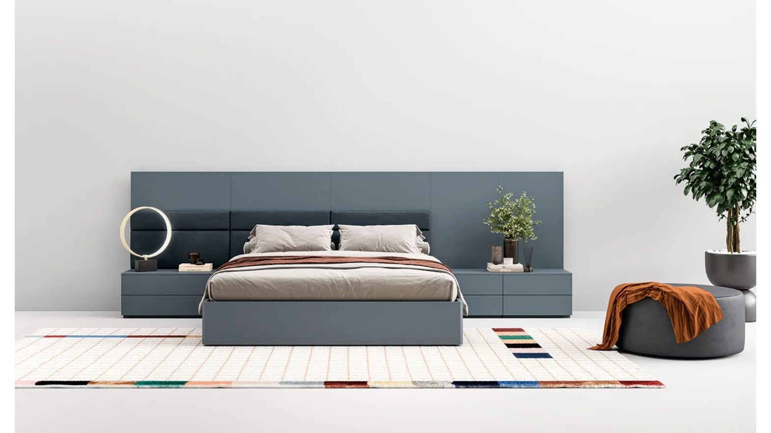 Letto Boiserie con Contenitore di Cinquepuntozero