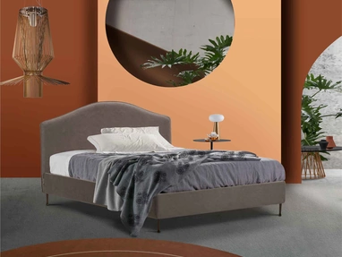 Letto in tessuto Cassiopea di Lettissimi