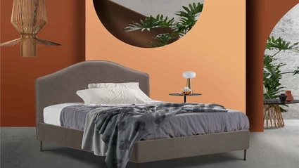 Letto in tessuto Cassiopea di Lettissimi