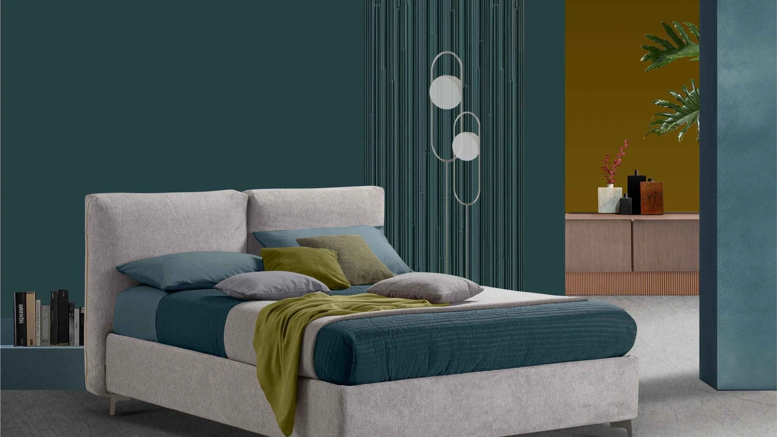 Letto imbottito Clio di Lettissimi