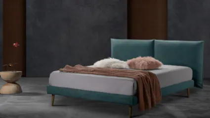 Letto in tessuto con testiera Sherman Ring 14 di Excò