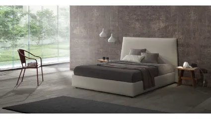 Letto con testiera Tatami Basso con contenitore di Excò