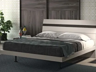 Letto con testiera moderno Flo di Cinquepuntozero