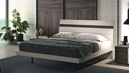 Letto con testiera moderno Flo di Cinquepuntozero