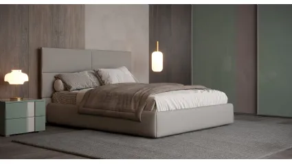 Letto in tessuto Loft con testiera trapuntata di Giessegi
