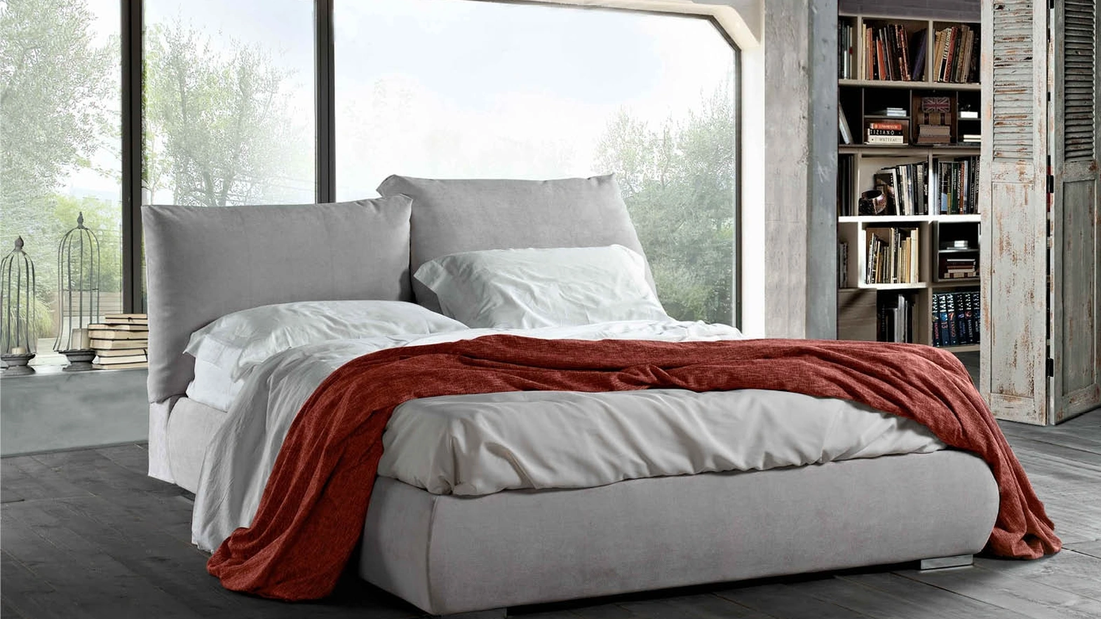 Letto in tessuto Bon-Ton di Lettissimi