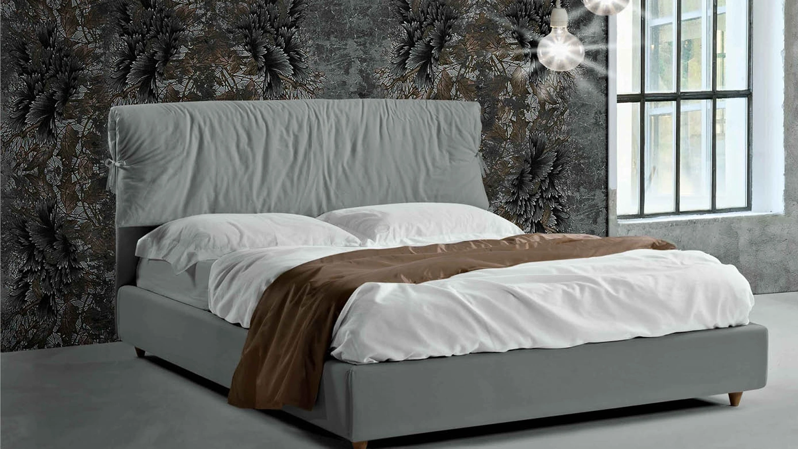 Letto con testiera Fiocco di Lettissimi