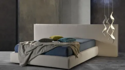 Letto semplice ed elegante con contenitore Milo Ring 28 di Excò