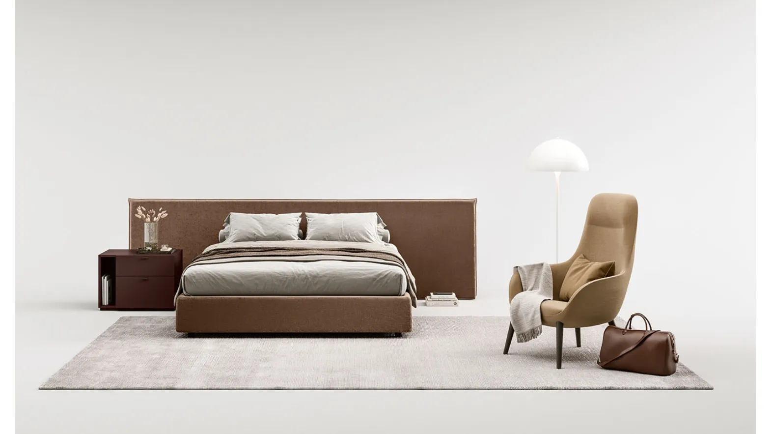 Letto Morfeo con box contenitore di Cinquepuntozero