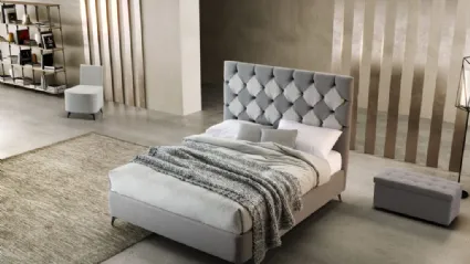 Letto con testiera Mosaico di Stilfar Italia
