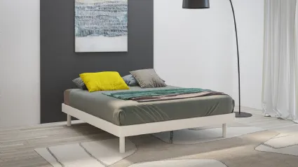 Letto sommier Reno in laccato opaco di Giessegi