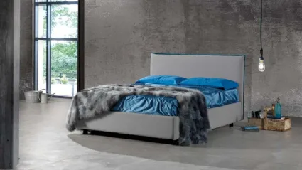 Letto in tessuto imbottito Morfeo di Salvetti