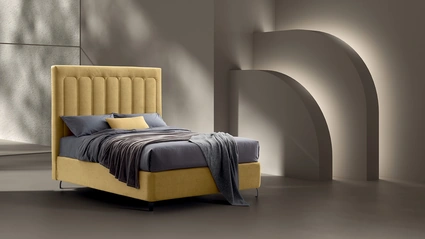 Letto imbottito Selene di Stilfar Italia