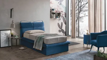 Letto singolo Corfù Plus con box contenitore di Target Point