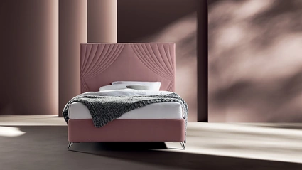 Letto con testiera Sipario di Stilfar Italia