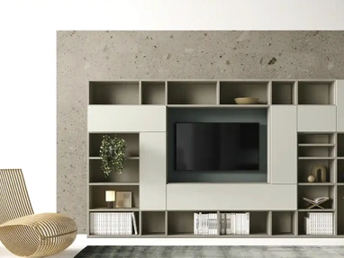 Libreria Kosmos KL214 di Moretti Compact Giorno Notte