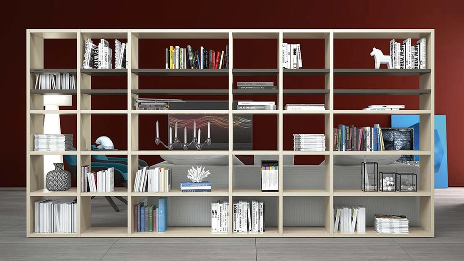 Libreria divisoria Start Bifacciale di Clever