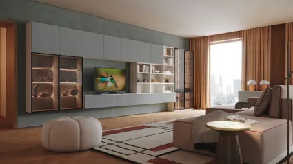 Parete Attrezzata Living LV721 di Giessegi